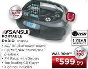 Sansui Portable Radio POR1004