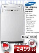 Samsung Top Loading Washing Machine WA13V5WIP
