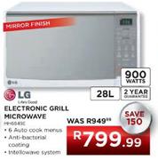 LG Electronic Grill Microwave MH6849E