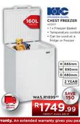 KIC Chest Freezer KCO177