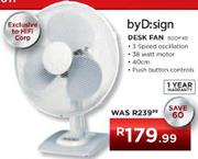 byD:sign Desk Fan BDDF40