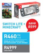 Nintendo Switch Lite + Minecraft