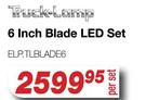 Truck Lamp 6 Inch Blade LED Set ELP.TLBLADE6-Per Set