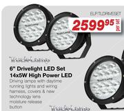 Truck Lamp 6" Drivelight LED Set 14 x 5W High Power LED ELP.TLDRIVESET-Per set