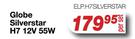Globe Silverstar H7 12V 55W ELP.H7SILVERSTAR-Per Set