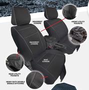 Skinz Seat Covers Set 6 Pce Front For Toyota Hilux GD6 2016- FED.SKHILGDFF