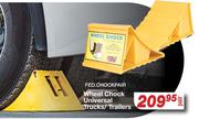Wheel Chock Universal Trucks/Trailers FED.CHOCKPAIR-Per Pair