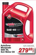 AutoZone Monograde SAE-40 Motor Oil AZC.SAE405L-5L