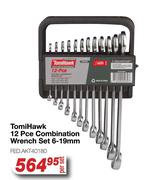 Tomi Hawk 12 Pce Combination Wrench Set 6-19mm FED.AKT40180-Per Set