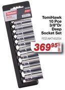 Tomi Hawk 10 Pce 3/8" Dr Deep Socket Set FED.AKT45204-Per Set