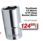 Tomi Hawk 1/2 Metric 12 Pt Deep Socket 30mm FED.AKT335580