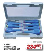 AutoZone 7 Pce Rubber Grip Screwdriver Set FED.TA0004-Per Set