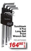 Tomi Hawk 9 Pce Long Ball Point Wrench Set FED.AKT22933-Per Set
