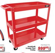 Auto Kraft 3 Layer Tool Trolley FED.PK0001TW