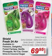 Shield Fresh 24 Car Air Freshener-Each