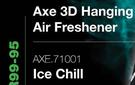 Axe 3D Hanging Air Freshener (Ice Chill) AXE.71001