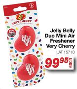 Jelly Belly Duo Mini Air Freshener Very Cherry LAT.15710