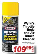 Wynn's Throttle Body And Air Intake Cleaner WYN.W533