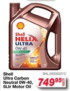 Shell Ultra Carbon Neutral 0W-40 Motor Oil SHL.550052312-5Ltr