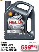 Shell Helix Ultra 5W-40 A1sh Motor Oil SHL.8281-5Ltr