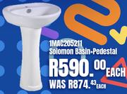 1MAC205211 Solomon Basin + Pedestal-Each