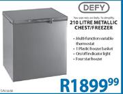 Defy Metallic Chest/Freezer-210Ltr