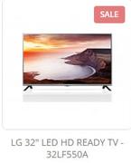 LG 32" HD Ready LED TV 32LF550A