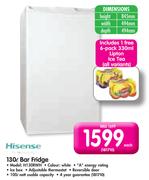 Hisense 130L Bar Fridge H130RWH