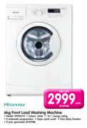 Hisense 6kg Front Load Washing Machine WFE6010