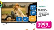 Hisense 40" 102cm Full HD LED TV-LEDN40D36P