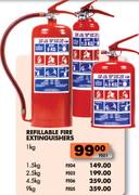 Refillable Fire Extinguishers-4.5kg