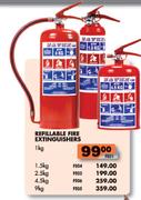Refillable Fire Extinguishers-1.5kg