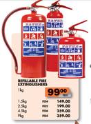 Refillable Fire Extinguishers-4.5kg