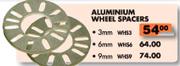 Aluminium Wheel Spacers-9mm