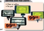 Driving And Fog Lights