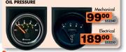 Equus Mechanical Oil Pressure Water Temperature Gauge