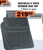 Michelin Rubber Mat Set-4 Piece