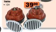 Twin Hooters-12V