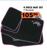 4 Piece Mat Set