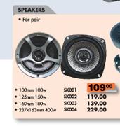 Speakers-125mm 150W (SK002)-per pair