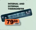 Internal And External Thermometer