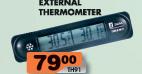 Internal And External Thermometer