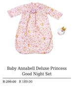 Baby Annabell Deluxe Princess Good Night Set