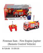 Fireman Sam Fire Engine Jupiter (Remote Control Vehicle)