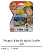 Fireman Sam Figurines Double Pack