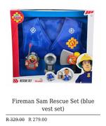 Fireman Sam Rescue Set (Blue Vest Set)