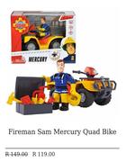 Fireman Sam Mercury Quad Bike