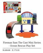 Fireman Sam The Cast Mini Series Ocean Rescue Play Set