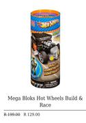 Mega Bloks Hot Wheels Build & Race