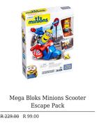 Mega Bloks Minions Scooter Escape Pack